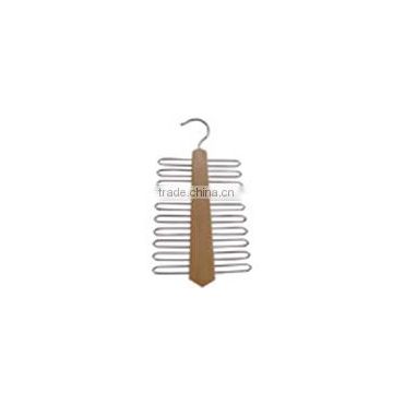 Our HEAD natural wooden tie hanger can accommodate up to 20 ties while keeping them easy to access.