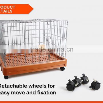 Small and middle sized cat travel carrier wholesale iron cheap dog cages