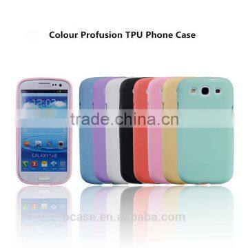 TPU case for samsung galaxy s3 mobile phone accessories factory in China.
