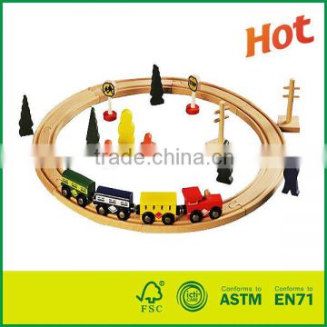 Kids Wooden Toy Train Set