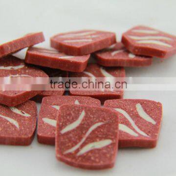 tetra pack (shaped squared beef pieces)