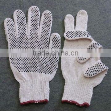polyester dots gloves cotton