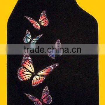 car mats with butterfly design