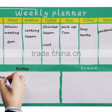 magnetic calendar to-do list custom design magnet dry erase board for kitchen memo