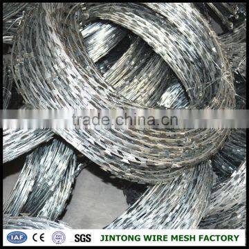 450mm coil durable concertina raor wire coil for securty fence wire