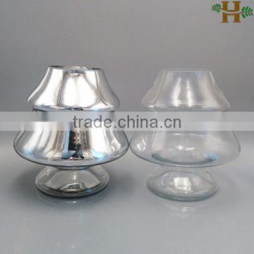 Christmas tree shaped glass vases for decorations