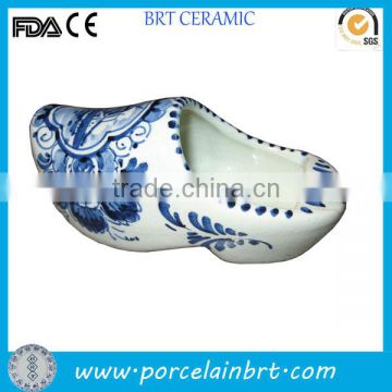 Shoe shaped ceramic funny ashtray