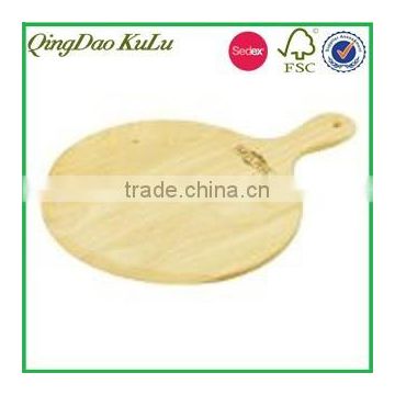 eco-friendly round wooden pizza board for sale