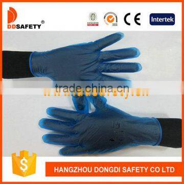 DDSAFETY 2017 Blue Disposable Gloves Vinyl