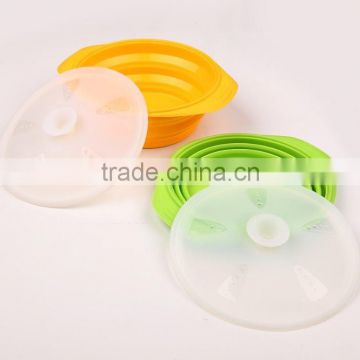 BSF-007 collapsible silicone salad bowl