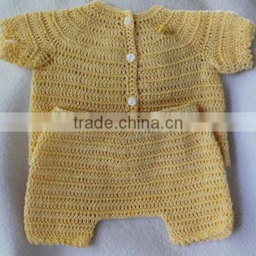 Crochet Knit Baby Sweater