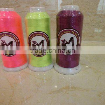 High strength polyester embroidery threads for embroidery machine 5000