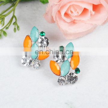 2015 indian jewellery wholesale garnet earring east indian earrings