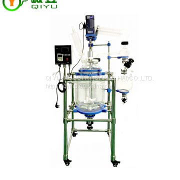 Lab Tubular Condenser Chemical 10 l/ 20 l Glass Lined Jacketed Reactor Composition