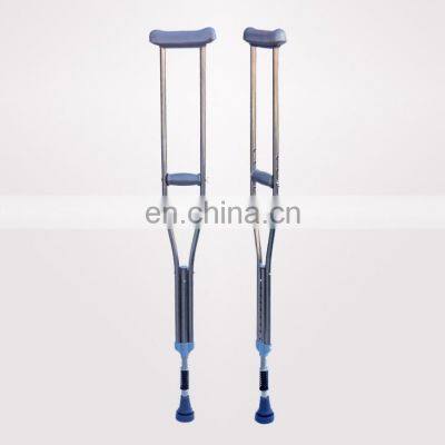 Adjust Underarm Aluminum Alloy Medical Crutches Pushbutton Crutches