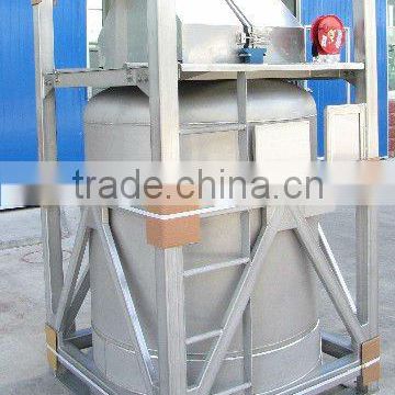 Stainless steel reinforced storage ibc tank container