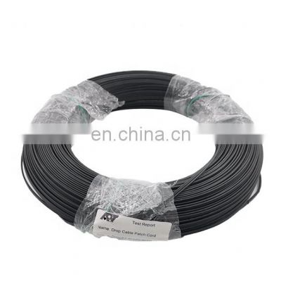 HIGH QUALITY GJXH GJXCH 1,2,4,6,8,12 Cores FTTH flat indoor/outdoor fgjyxfch g657 fiber ftth drop cable