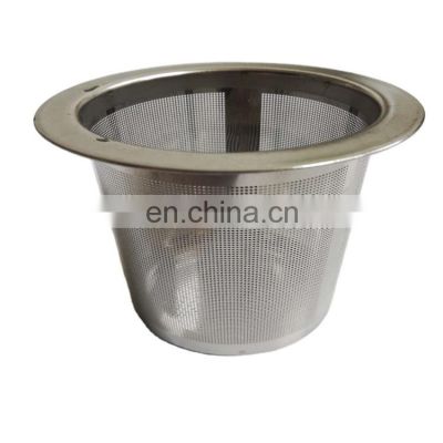 stainless steel woven filter wire mesh basket