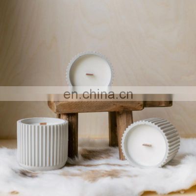 Hot Sale Customized Ceramic Private Label Aroma Candles Luxury Fragrance Organic Soy Wax Scented Candle Wholesale
