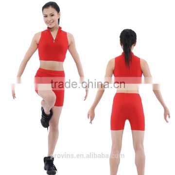 Gymnastics Costume Suit, Ballet Costume, Top and Shorts Dance Costume (6410)