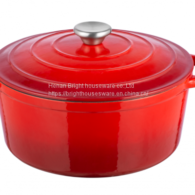 high quality backpacking and camping amazon best selling Enamel Cast Iron Stock Pot