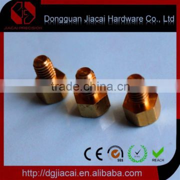 Provide the high -precision znic plated Iron shaft with M8 thraed