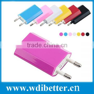 for iphone 5 USB Wall Charger US EU Adapter for iPhone 5 5G 4S 4 3GS 3G i serises electronic Adapter