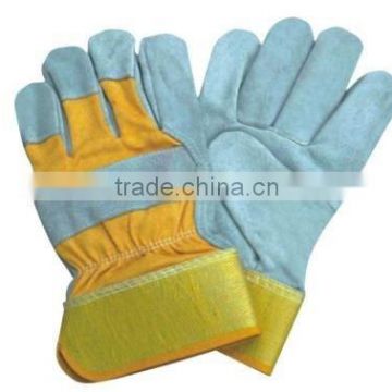 cow leather work safety gloves