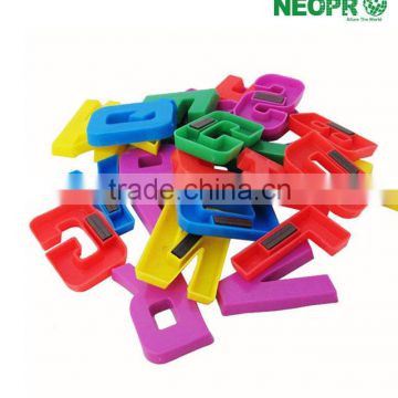 high quality of plastic magnetic letters and numbers