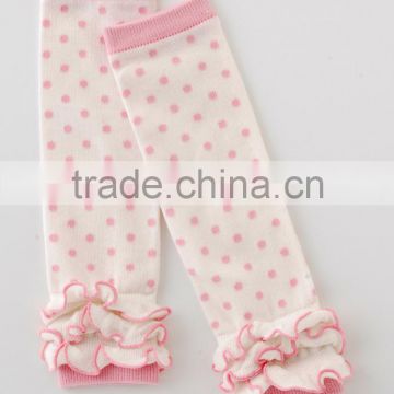 Japanese wholesale clothing manufacturers products polka dot ruffle cute babys socks leg warmer kids child clothes infant wear