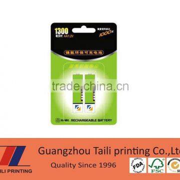 Good quality blister card design/blister card printing