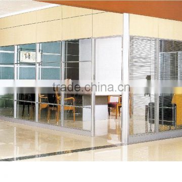 Glass Divider Aluminum Frame Office Wall Partition