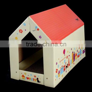 corrugated cat house