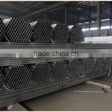 High quality galvanized steel pipe and welded steel pipe for scaffolding / greenhouse used galvanized pipe