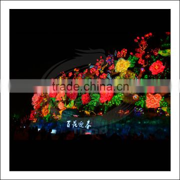 outdoor chinese flower lantern