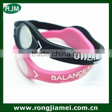 Hot Selling Negative Ion Power Energy Silicone Band Wristband                        
                                                Quality Choice