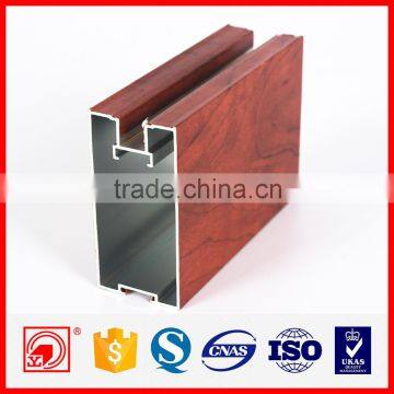 Aluminium profile for wardrobe sliding door color anodizing