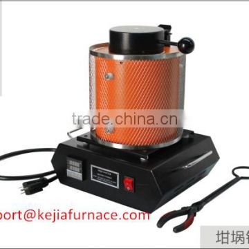 mini gold / silver / copper mlting furnace with load-bearing of 3KG
