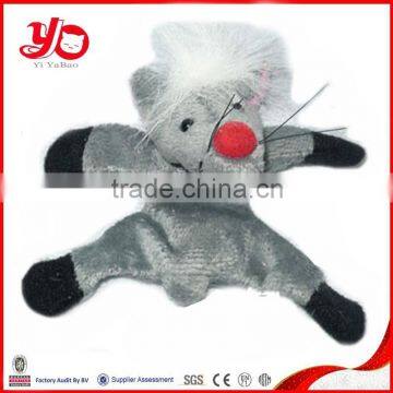 2015 China YangZhou ICTI Audited factory Customized plush toy mouse with magnet