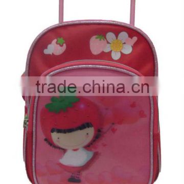 kid's trolley schoolbag for girl