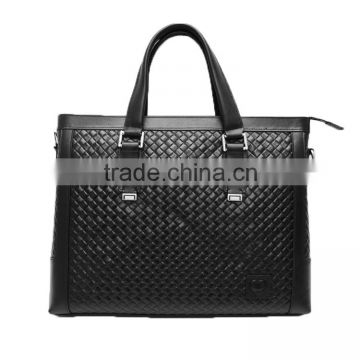 China manufacturer newest online unique men's leather messenger laptop bag