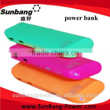 2014 New Style break-resistant Colorful Bar best power bank for samsung galaxy s4