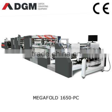 MEGAFOLD 1650-PC high speed automatic folder gluer machine