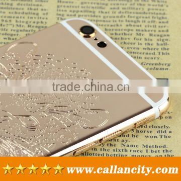 Good quality fashion gift for iphone 6s rose gold housing with back cover