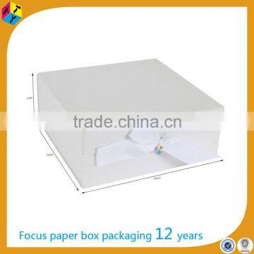 custom packing cloth gift box book shape