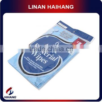 China OEM manufacture blue spunlace antibacterial kitchen nonwoven fabric