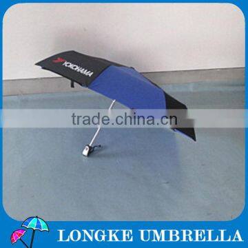 22"*8K auto open&closed 3 folding umbrella customized