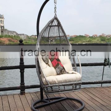 Dewdrop rattan/wicker hanging cane chair