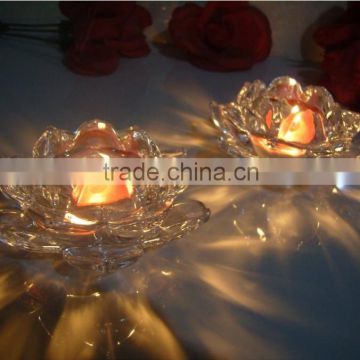 ceramic flower candle holder
