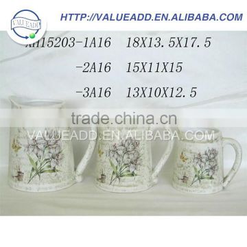 Competitive price pottery green flower pots fashion designed